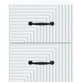  Stenski nočni omarici s predalom 2 pcs Bela 34,5 x 33 x 40 cm, (5000209600) | Shoptok.si