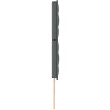  Naslon za glavu Tamno siva 180 cm Tkanina | shoptok.hr