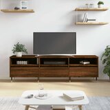 TV ormarić smeđa boja hrasta 150x30x44 5 cm konstruirano drvo Cijene
