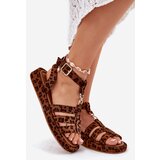 Boto Ladies platform sandals with gold detail leopard Kartia | Shoptok.si
