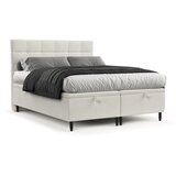 Maison de Rêve Krem tapecirani bračni krevet s prostorom za odlaganje 160x200 cm Senses – | shoptok.hr