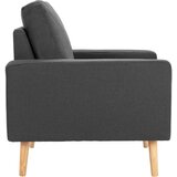  Sedežna garnitura 2-delna blago temno siva | Shoptok.si