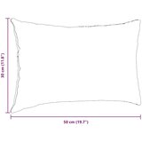 vidaXL jastučići za sofu 2 pcs svjetlosiva 50 x 30 cm kordura tekstil | shoptok.hr