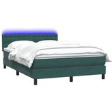  Krevet s oprugama i madracem tamnozeleni 160x210 cm baršunasti | shoptok.hr