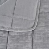 Ixia Sivo prešito pregrinjalo 180x260 cm – | Shoptok.si