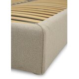 Scandic Bež tapecirani bračni krevet s prostorom za odlaganje s podnicom 160x200 cm Sea – | shoptok.hr
