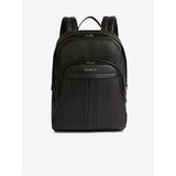Geox Black Mens Leather Backpack - Men Cene