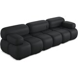 Makamii Crna sofa od imitacije kože 285 cm Lokua – | shoptok.hr