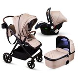 Jungle kolica za bebe 3u1 Lumi Beige, 0m+ Cene