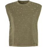 PepeJeans Majice brez rokavov - Zelena Cene