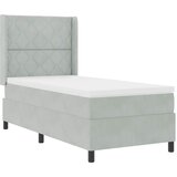  Krevet s opruga kutije Svijetlo siva 90 x 200 cm Baršun | shoptok.hr