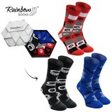 ZOOKSY/RAINBOW SOCKS Rainbow Socks For the Automotive Fan Of 3 Pairs | shoptok.hr