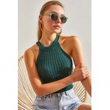 Bianco Lucci ženska bluza bez rukava 20246049, okrugli izrez, zelena Cene