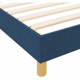  Krevetna konstrukcija s uzglavljem Plava 80 x 200 cm tkanina | shoptok.hr
