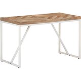  Blagovaonski stol 120 x 60 x 76 cm masivno drvo bagrema i manga | shoptok.hr