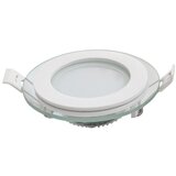 Mitea Lighting MPC6 6W 6500K stakleni ugradni okrugli LED panel | ePonuda.com