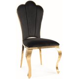  Stolica QUEEN - Baršun - crna | shoptok.hr
