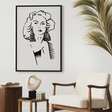  Slika - Romantic Blonde (1 Part) Vertical 80x120 U crnom drvenom okviru | shoptok.hr