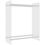 vidaXL Stalak za drva za ogrjev prozirni 80x35x100 cm kaljeno staklo | shoptok.hr