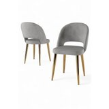 Hanah home set stolica (6 komada) pane grey gold Cene