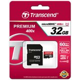 Transcend PREMIUM 32GB MicroSDHC kartica UHS1 60MB/s 400x Class10 | Eponuda.ba