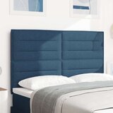 Plavi naslon za glavu 160 cm tkanina s linijama dizajna | shoptok.hr