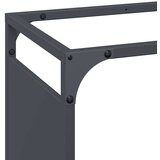 vidaXL Stalak za drva antracit 44x28x65 cm hladno valjani čelik | shoptok.hr