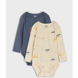 Sinsay Komplet od 2 pamučna bodija | shoptok.hr