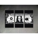  Ručno slikane slike na platnu na platnu POP Art AL CAPONE 3-dijelna () | shoptok.hr