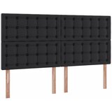  s madracem i skladištem Crna 200 x 200 cm Lažna koža | shoptok.hr
