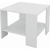 klubska miza, 55/42/55 cm bela