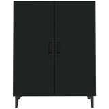  Komoda črna 70x34x90 cm konstruiran les, (20601097) | Shoptok.si
