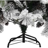  Božićno drvce sa snijegom i šiškama 195 cm PVC i PE | Eponuda.com