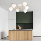  Luster na štapu MAGNUM 6xE14/10W/230V bela/zlatna | Eponuda.com