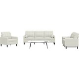  3-dijelni set sofa s jastucima krem baršunasti | shoptok.hr