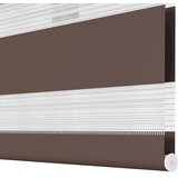 Zebra zavjesa 40,9x100 cm Širina tkanine 36,7 cm boje kave | shoptok.hr