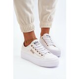 Kesi women's lee cooper platform sneakers white Cene