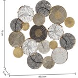 Atmosphera zidna dekoracija Leana 80x79 metal višebojno | shoptok.hr