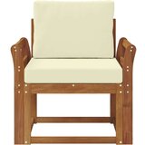  Set vanjskih sofa Čvrsto drvo akacije i poliester | shoptok.hr