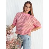DStreet Sweter damski oversize PINGOL różowy | Shoptok.si