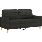 3-dijelni set sofa s jastucima crni od tkanine | shoptok.hr