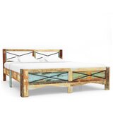  Posteljni okvir iz trdnega predelanega lesa 180x200 cm | Shoptok.si