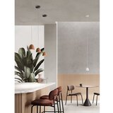  Ondaluce - Visilica na sajli CONCRETE 1xGU10/7,5W/230V Ø 10,5 cm beton/bela | Eponuda.com