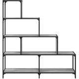  Regal za knjige s 4 razine boja hrasta 139x33,5x149 cm drveni | shoptok.hr