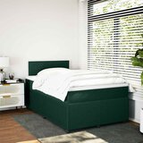  Krevet box spring s madracem tamnozeleni 120x190 cm baršunasti | shoptok.hr
