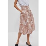 Marisse Patterned Skirt With Pockets L-Sc-3708 Toffee | Shoptok.si