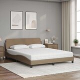  Krevet s madracem Dover cappuccino 160x200 cm od umjetne kože | shoptok.hr