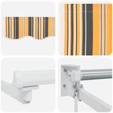  Povlačivi tende Šareni 350 x 250 cm 100% Poliester i Aluminij | shoptok.hr