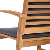  Sjedeća garnitura za vrt 4 kom. Prirodna Čvrsto teak drvo | shoptok.hr