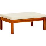The Living Store Vrtni stolček za noge 2 kosa trden akacijev les - Stolček Za Noge, (21421849) | Shoptok.si